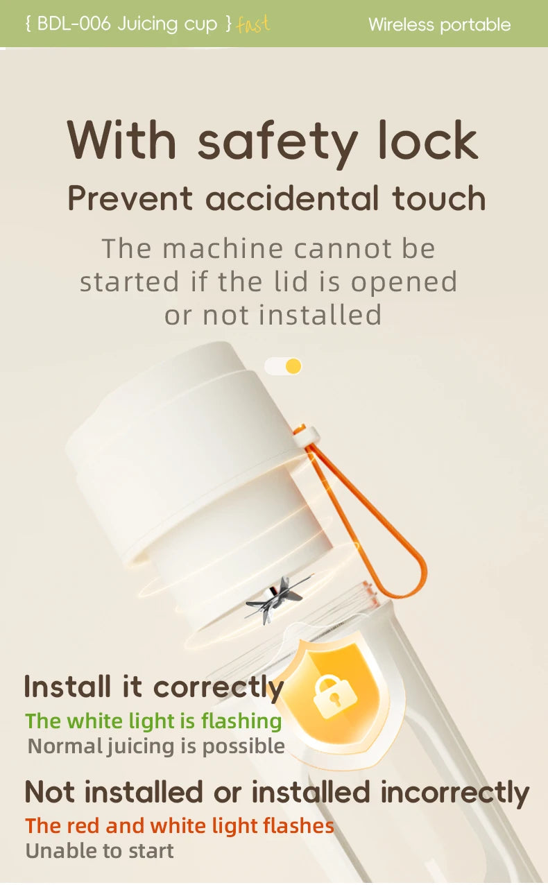 BlendMate Pro 12-Blade Portable Blender