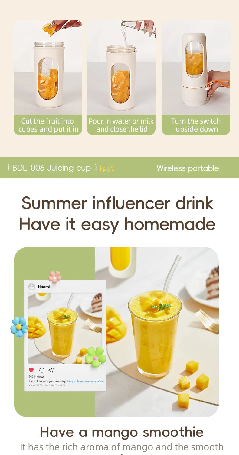 BlendMate Pro 12-Blade Portable Blender